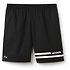 Image of Lacoste BLACK/WHITE MEN'S RETRO LOGO SHORT