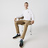 Image of Lacoste WHITE LONG SLEEVE CLASSIC FIT POLO