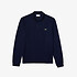 Image of Lacoste NAVY BLUE LONG SLEEVE CLASSIC FIT POLO