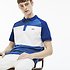 Image of Lacoste MEDWAY/WHITE-ELECTRIC MEN'S COLOUR BLOCK POLO