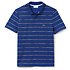 Image of Lacoste ELECTRIC/ABYSSAL BLUE-WHI MEN'S PAINTED STRIPE POLO