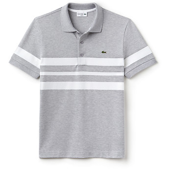Image of Lacoste  MEN'S SLIM FIT TRIPLE STRIPE POLO
