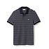 Image of Lacoste BLUE PIGMENT CHINE/FLOUR MEN'S REGULAR FIT STRIPE POLO