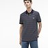 Image of Lacoste BLUE PIGMENT CHINE/FLOUR MEN'S REGULAR FIT STRIPE POLO