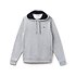 Image of Lacoste SILVER/NAVY BLUE MEN'S LACOSTE SPORT HOODED PULLOVER