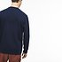 Image of Lacoste NAVY BLUE/FLOUR MEN'S GRAPHIC LOGO SWEATSHIRT
