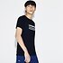 Image of Lacoste NAVY BLUE/WHITE MEN'S RETRO LOGO TEE