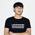 Image of Lacoste NAVY BLUE/WHITE MEN'S RETRO LOGO TEE
