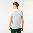 Image of Lacoste WHITE MEN'S BASIC CREW NECK PIMA TEE