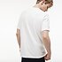 Image of Lacoste WHITE/NAVY BLUE MEN'S UN CROCODILE TEE